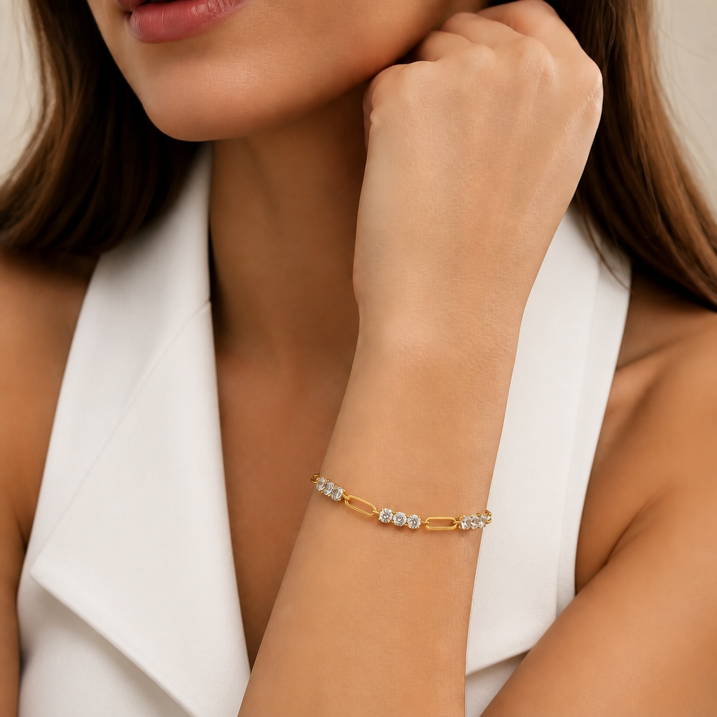 The Crystal Link Bracelet