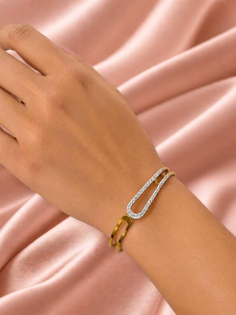 The Spark Curve Cuff Bracelet