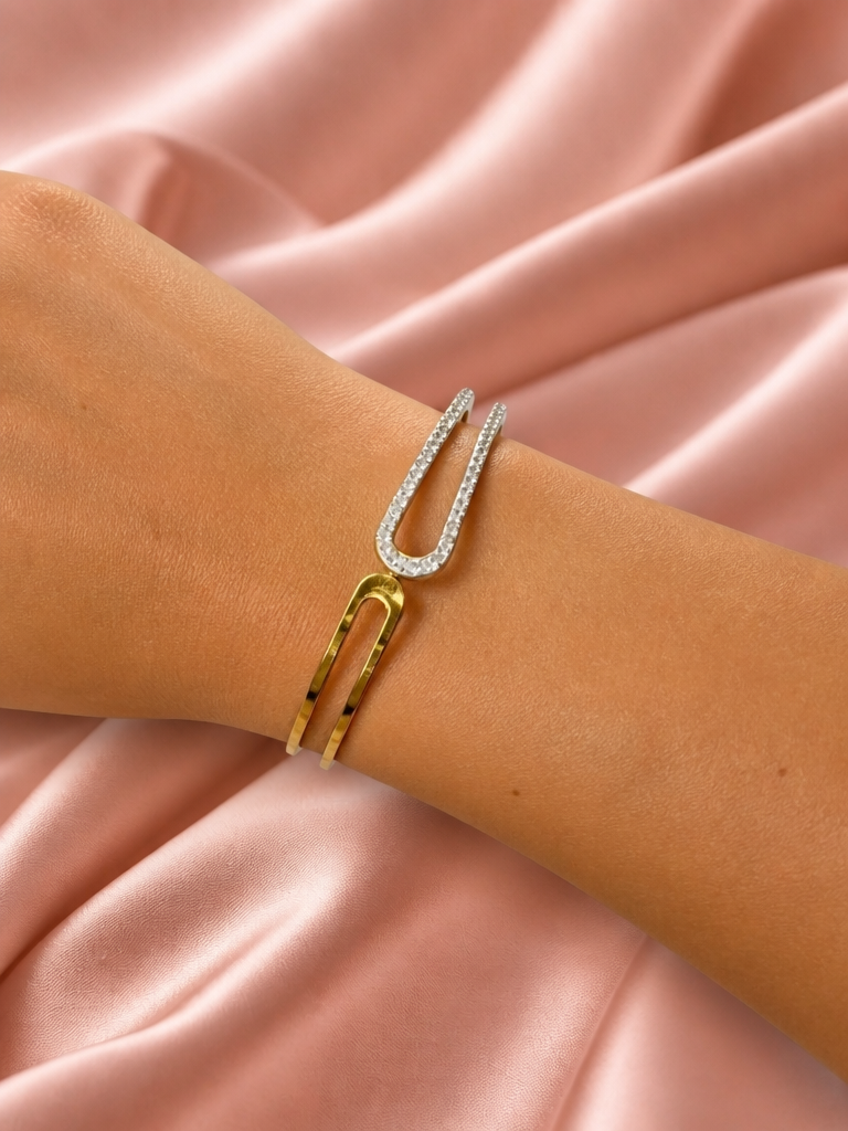 The Spark Curve Cuff Bracelet