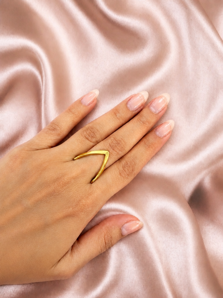 The Gold V Ring