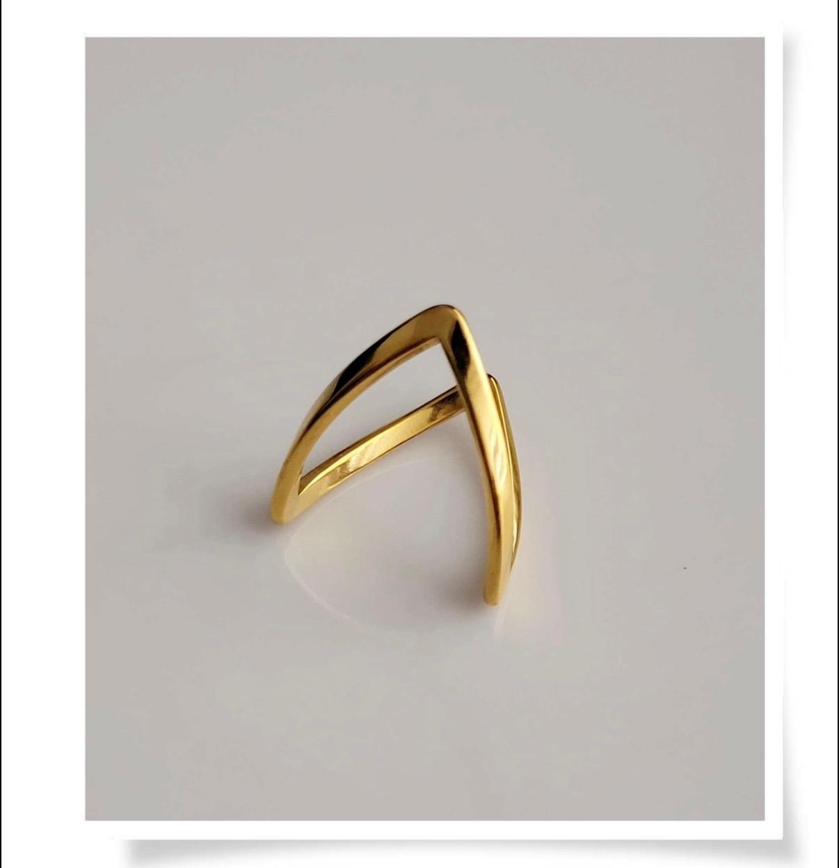 The Gold V Ring