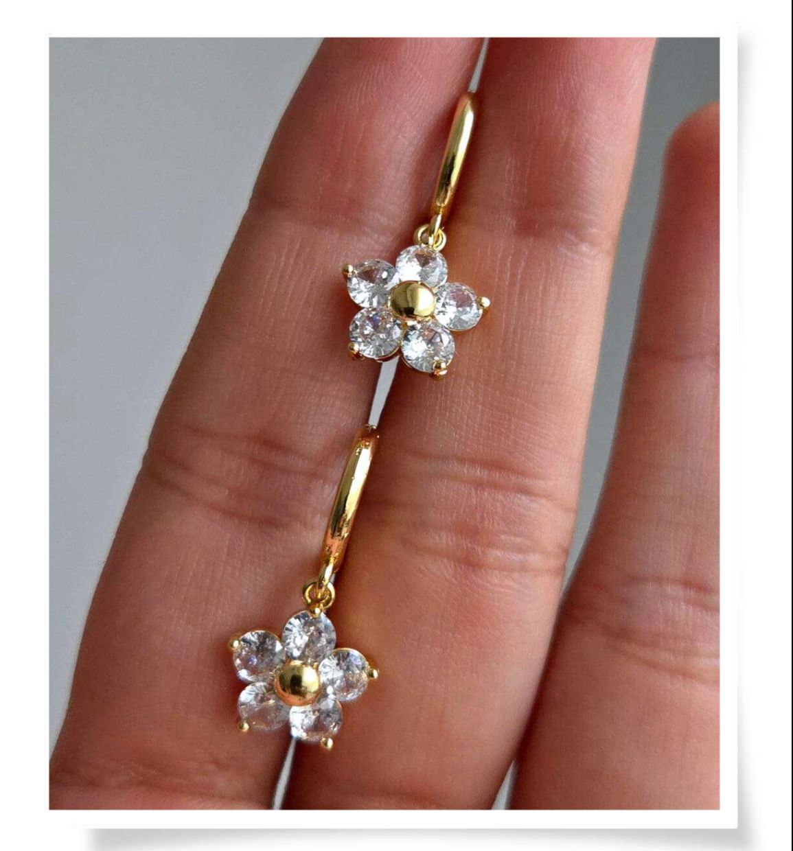 The Flower Drop Earrings