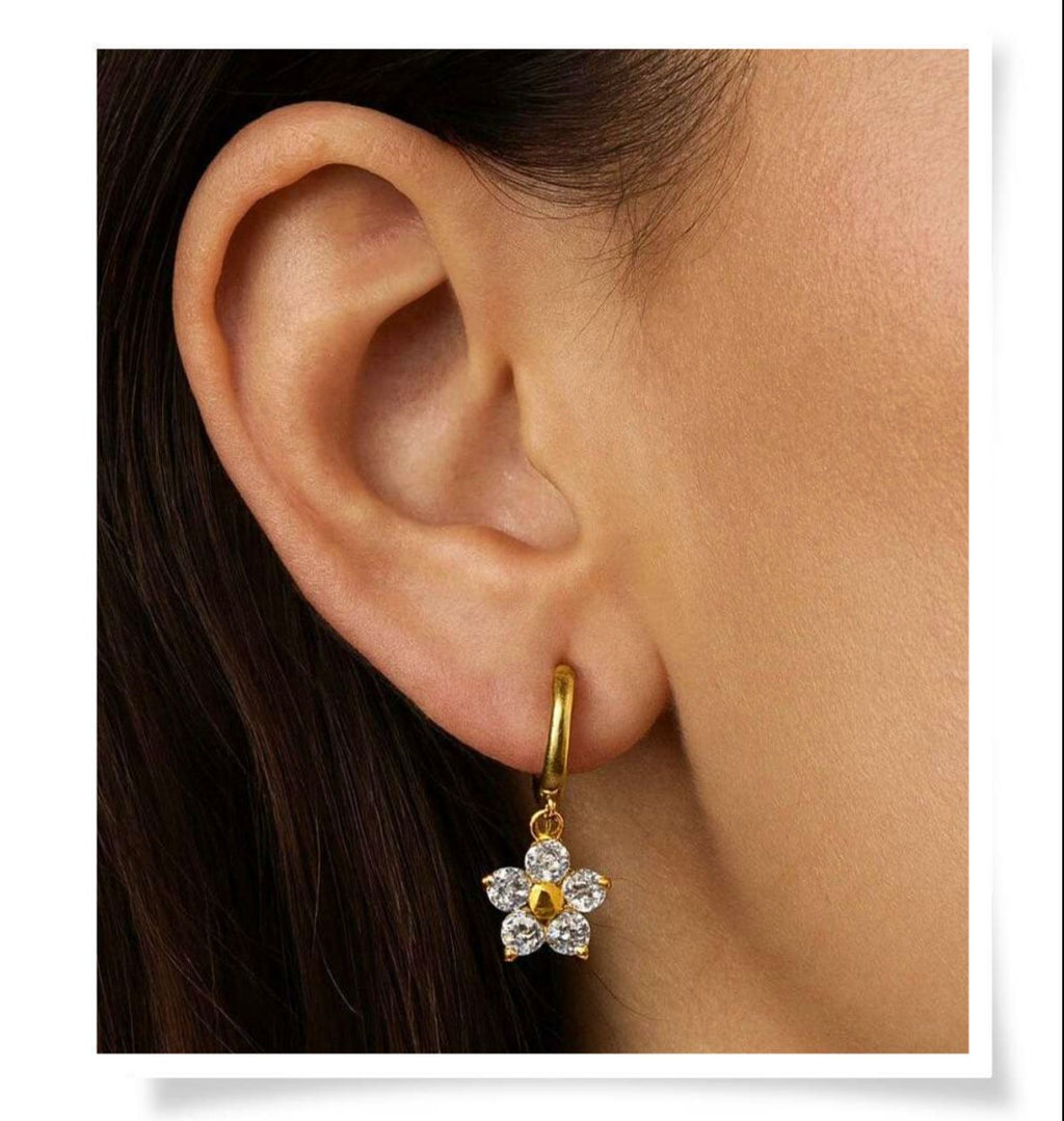 The Flower Drop Earrings