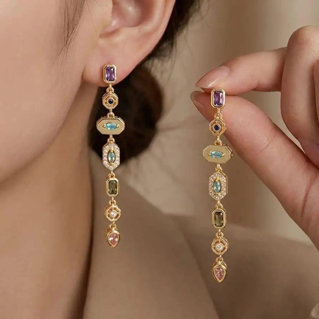 The Cascade Drop Earrings