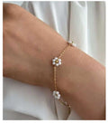Daisy Pearl Bracelet