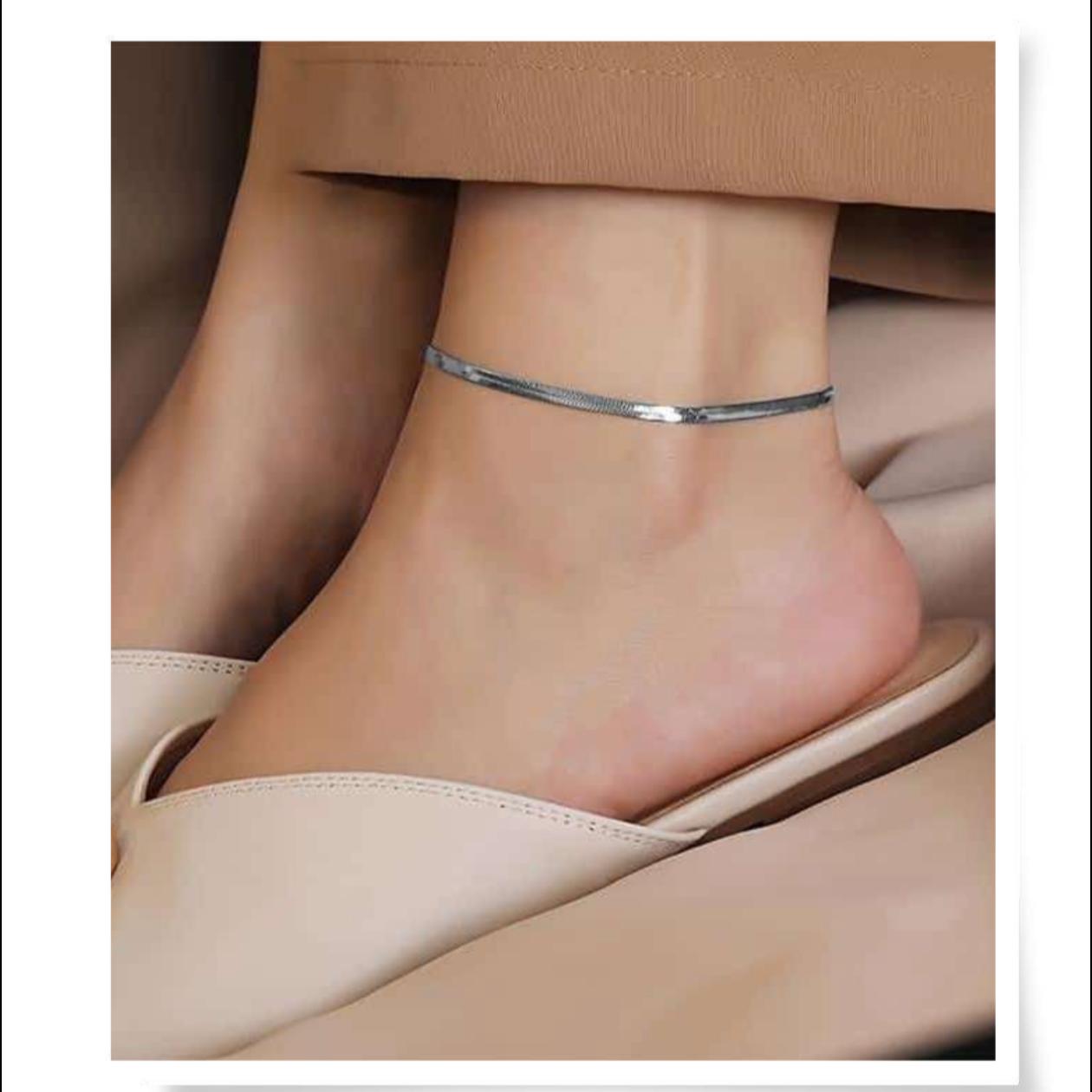 The Luna Snake Chain Anklet