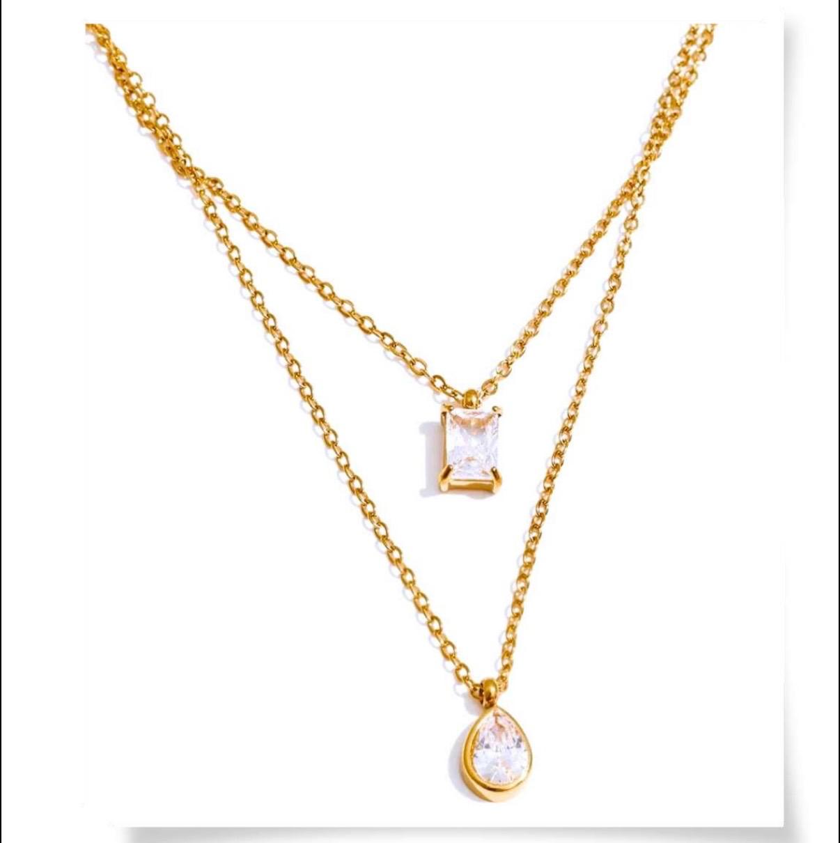 The Drop Light Layered Chain