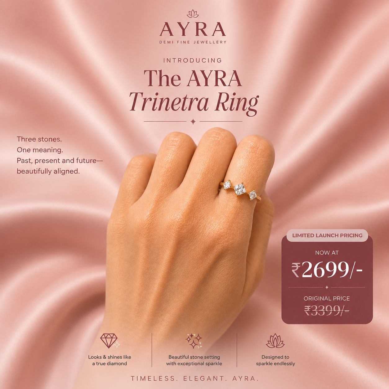 The AYRA Trinetra Ring