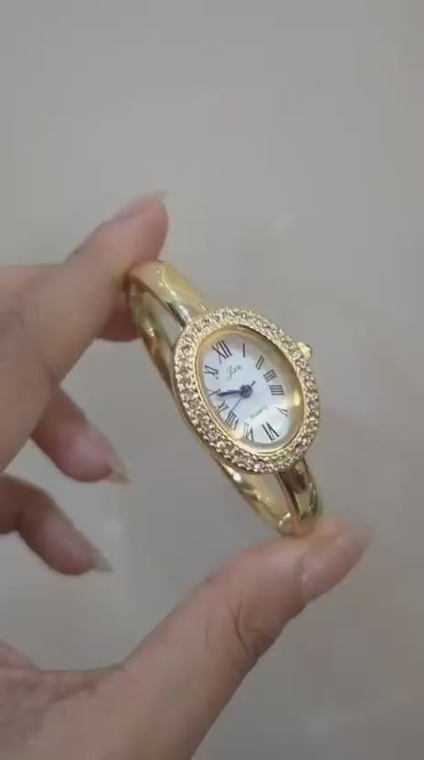 Celeste Crystal Bangle Watch