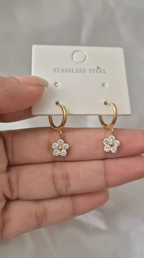 The Flower Drop Earrings