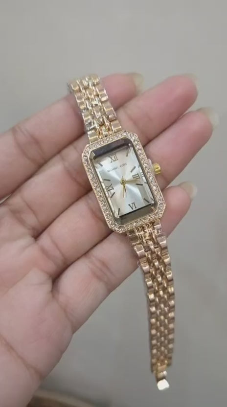 Auréa Crystal Rectangle Watch